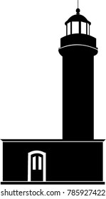 Lighthouse logo vector for your design or logo