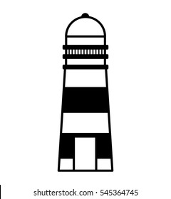 lighthouse maritime isolated icon vector illustration design