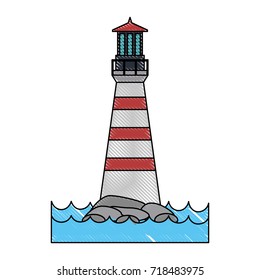 lighthouse nautical icon image