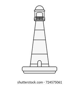 lighthouse nautical icon image