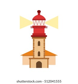 Lighthouse Of Nazare Portuguese Famous Symbol