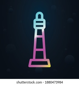 Lighthouse nolan icon. Simple thin line, outline vector of seaside icons for ui and ux, website or mobile application