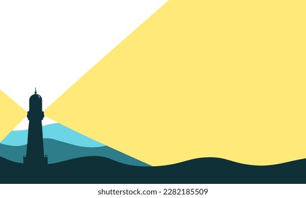 lighthouse ocean backgroung, light, blue ocean