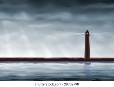 Lighthouse (other landscapes are in my gallery)