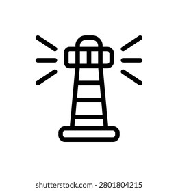 Lighthouse Outline Icon. Lighthouse Icon