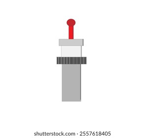 lighthouse pillar on a white background,