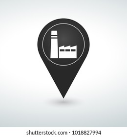 lighthouse pin Map pin icon