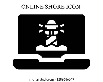 Lighthouse search icon. Editable Lighthouse search icon for web or mobile.