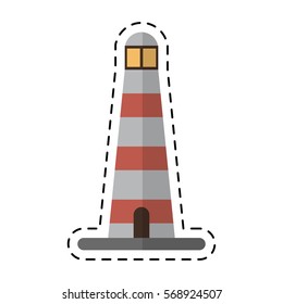 lighthouse search light guide cutting line