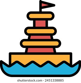 A lighthouse is shown in black and white. The lighthouse is tall and has a pointed top. The lighthouse is a symbol of guidance and safety for ships at sea