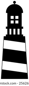 Lighthouse Silhouette.
Lighthouse black and white.
Lighthouse single element.