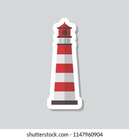 lighthouse sticker icon