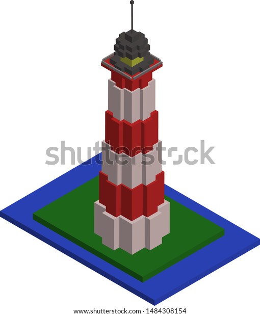 Vector De Stock Libre De Regalias Sobre Objeto De Dibujos Animados Isometricos De1484308154