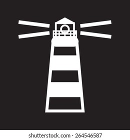 lighthouse  symbols and icon