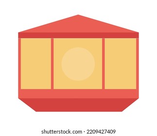 Lighthouse top icon. Vector illustration