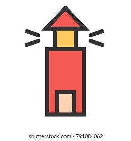 Lighthouse, tower, signal