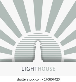 lighthouse tower vector image