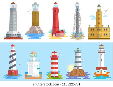 Lighthouse vector beacon