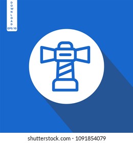 Lighthouse vector icon