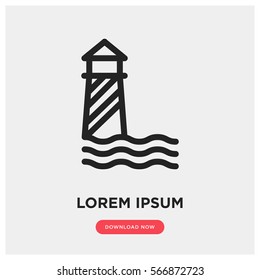 Lighthouse vector icon