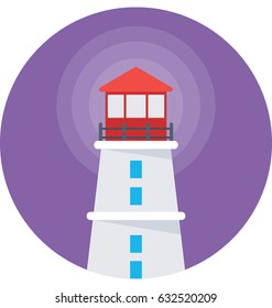 Lighthouse Vector Icon