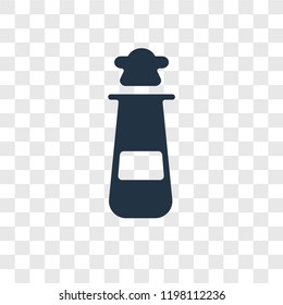 Lighthouse vector icon isolated on transparent background, Lighthouse transparency logo concept