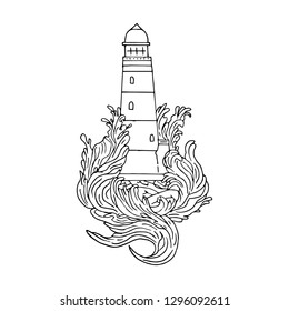 Lighthouse vector illustration