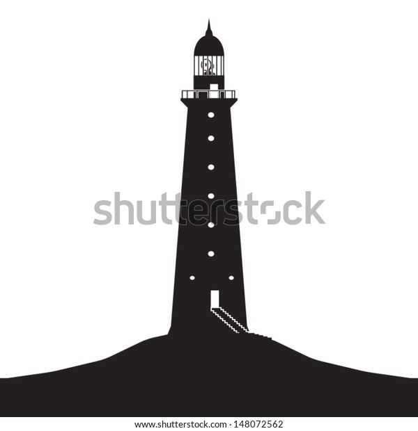 Lighthouse Vector Illustration Stock Vector (Royalty Free) 148072562