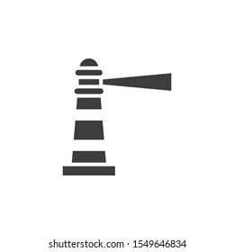 Lighthouse vector illustration. Glyph style icon