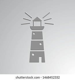 Lighthouse vector illustration. Isolated icon.