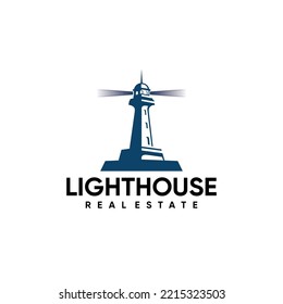 lighthouse vector illustration logo. simple, elegant, modern, sharp and easy to apply in any media
