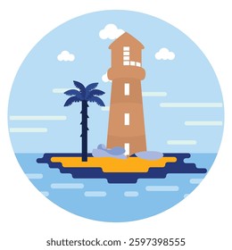 Lighthouse Vector illustration Vector Illustration Which can easily modify or edit

