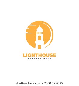 Lighthouse Vector Logo Template Art Design