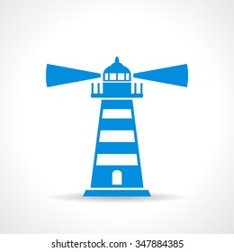 Lighthouse vector symbol isolated on white background