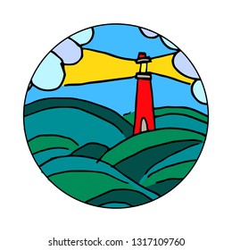 Lighthouse verctor illustration