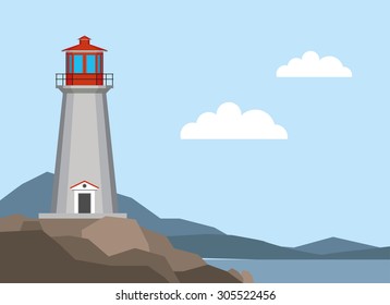 lighthouses day on coast