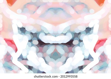 Lighting abstract bubble background. Creative design.