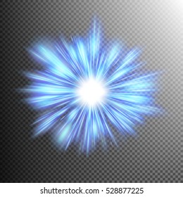 Lighting blue energy background. EPS 10 vector file included