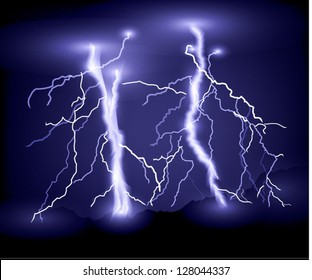 Lighting bolt background