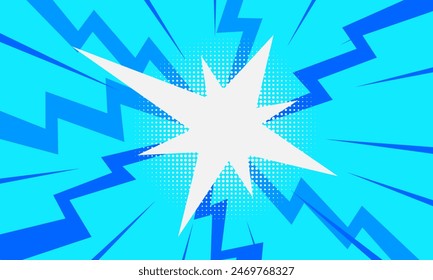 lighting bolt burst blue background