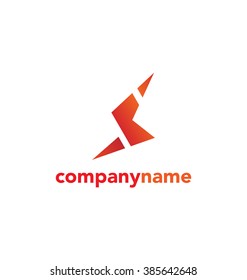Lighting Bolt Flash. Logo Design Vector Element. Fast Quick Rapid Icon Concept Symbol. Vector Illustration