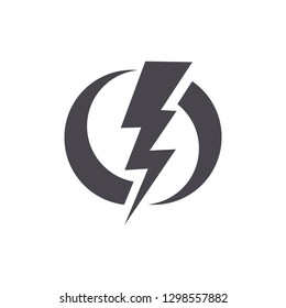 Lighting Bolt Icon vector