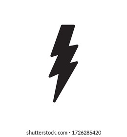 Lighting Bolt Icon Vector Illustration Style