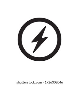 Estilo de ilustración del vector del icono del tornillo de alumbrado