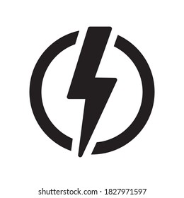 Estilo de ilustración del vector del icono del tornillo de alumbrado