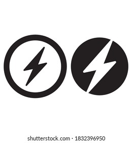 Estilo de ilustración del vector del icono del tornillo de alumbrado