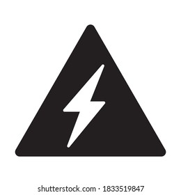 Lighting Bolt Icon Vector Illustration Style