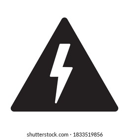 Lighting Bolt Icon Vector Illustration Style