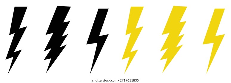 Iluminação de raio ícone de tempestade de trovoada vetor 3d ilustração de um fundo abstrato com linhas e um desenho de lápis amarelo com um símbolo de raio de parafuso e web ícone de negócios arte