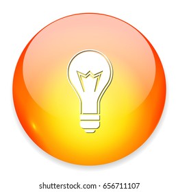 Lighting bulb icon